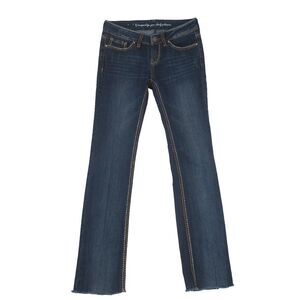 I Jeans by Buffalo Jeans Womens 4 (Actual 30x30.5) Blue Straight Leg Embroidered